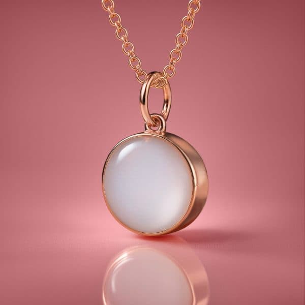 KIT DIY Bijou Lait Maternel - Collier Médaillon Rond 12mm “Circle of Life”