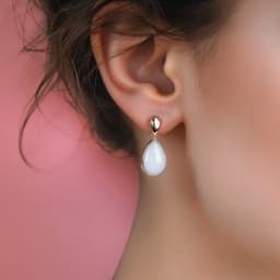 Kit DIY Bijoux au Lait Maternel - Set: Collier "Together" + Boucles d'oreilles Goutte + Bague - thumbnail 4